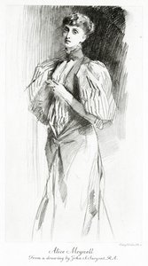 Alice Meynell by John Singer Sargent